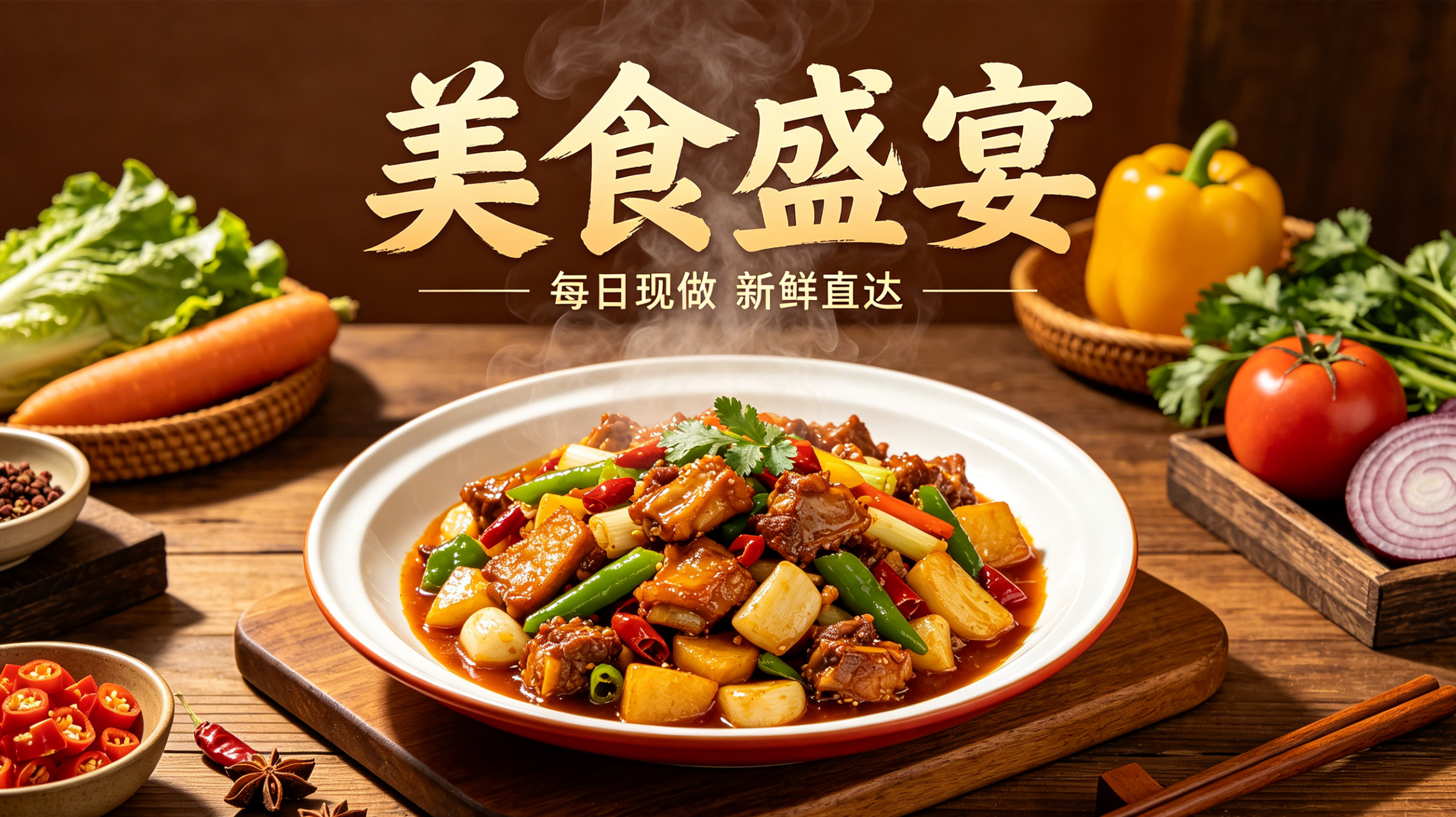 餐饮官网定制案例｜新黄金城hjc222打造品牌引流转化阵地