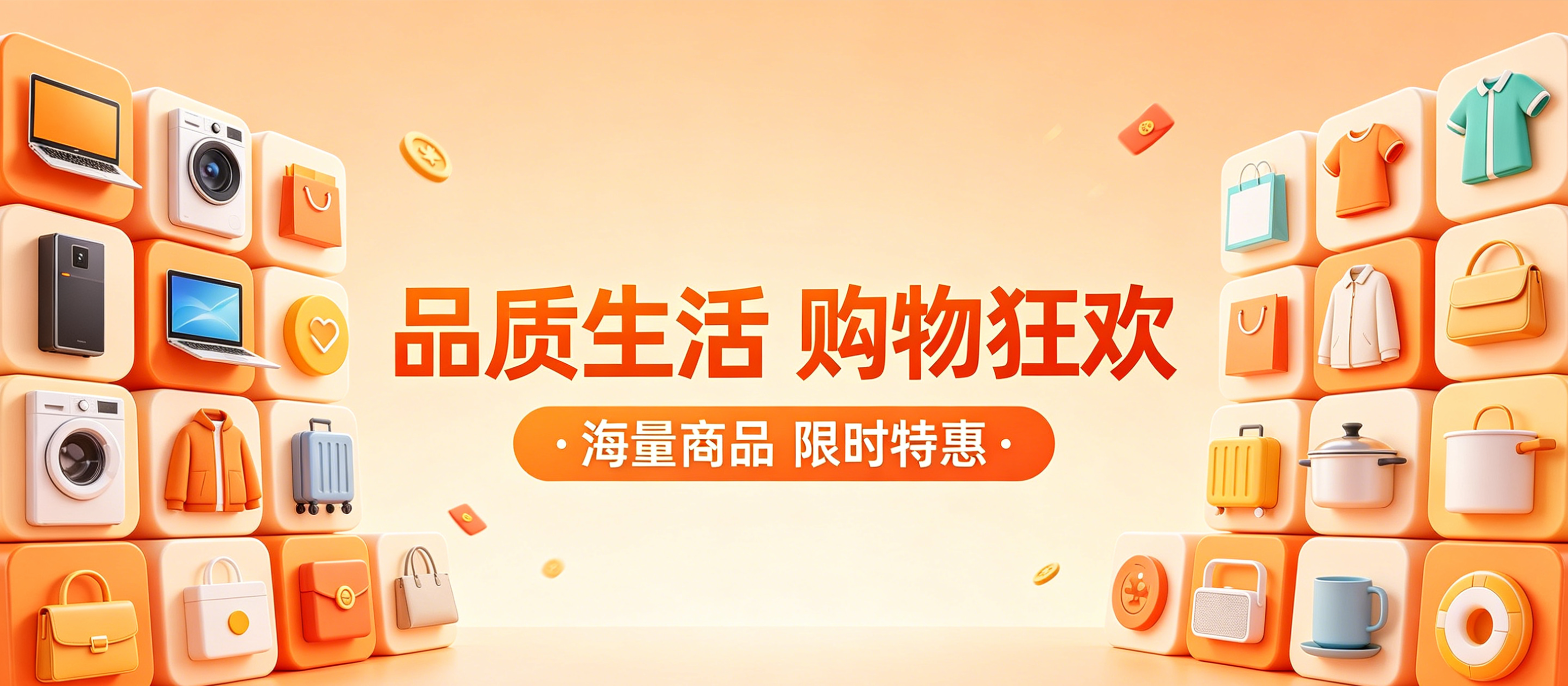 电商商城网站案例｜新黄金城hjc222高颜值UI打造沉浸式购物体验