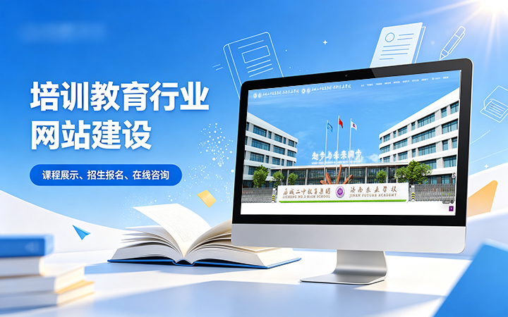 新黄金城hjc222教育培训行业官网建设_学校培训机构网站设计制作